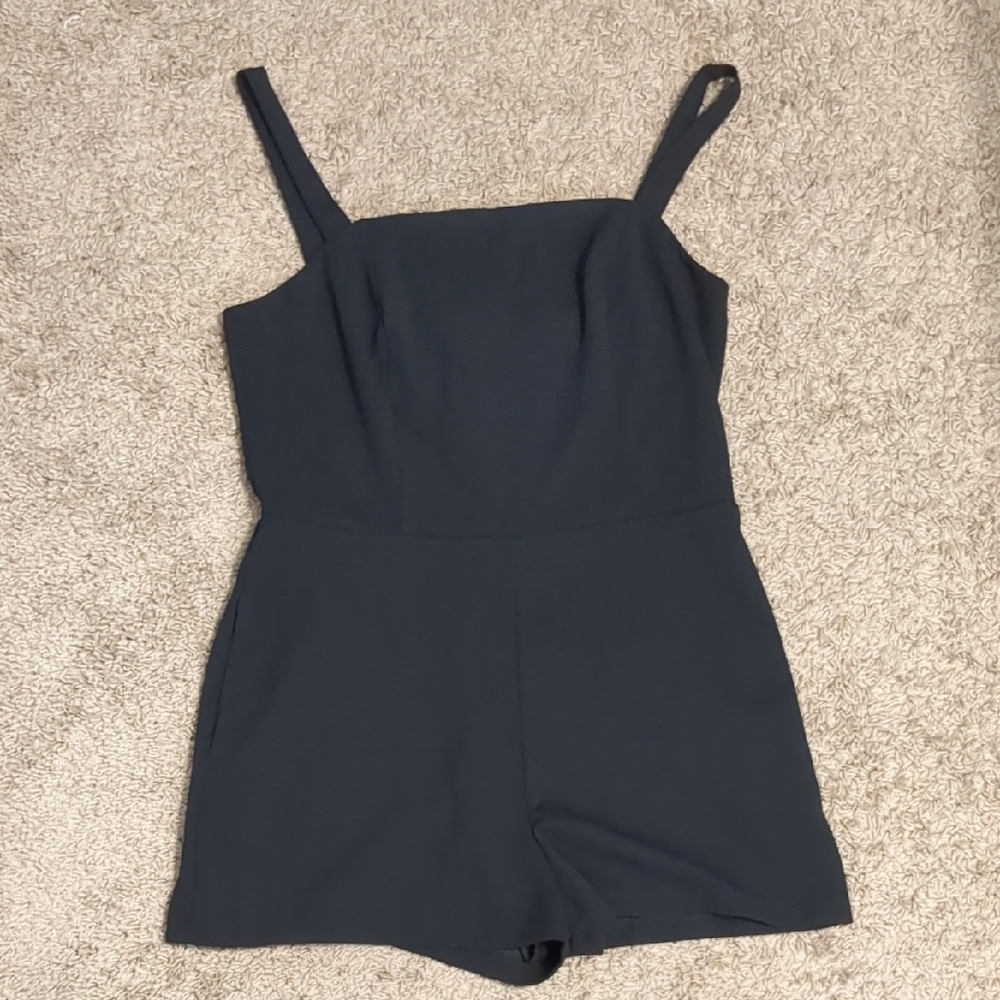 Women's Crystal Sky L Black Romper Bachelorette Party